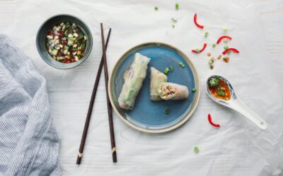 Zuppa di ceci e orzo al pesto di basilico